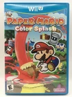 Nintendo Wii U 2016 - Paper Mario: Color Splash w/ Box (Works)