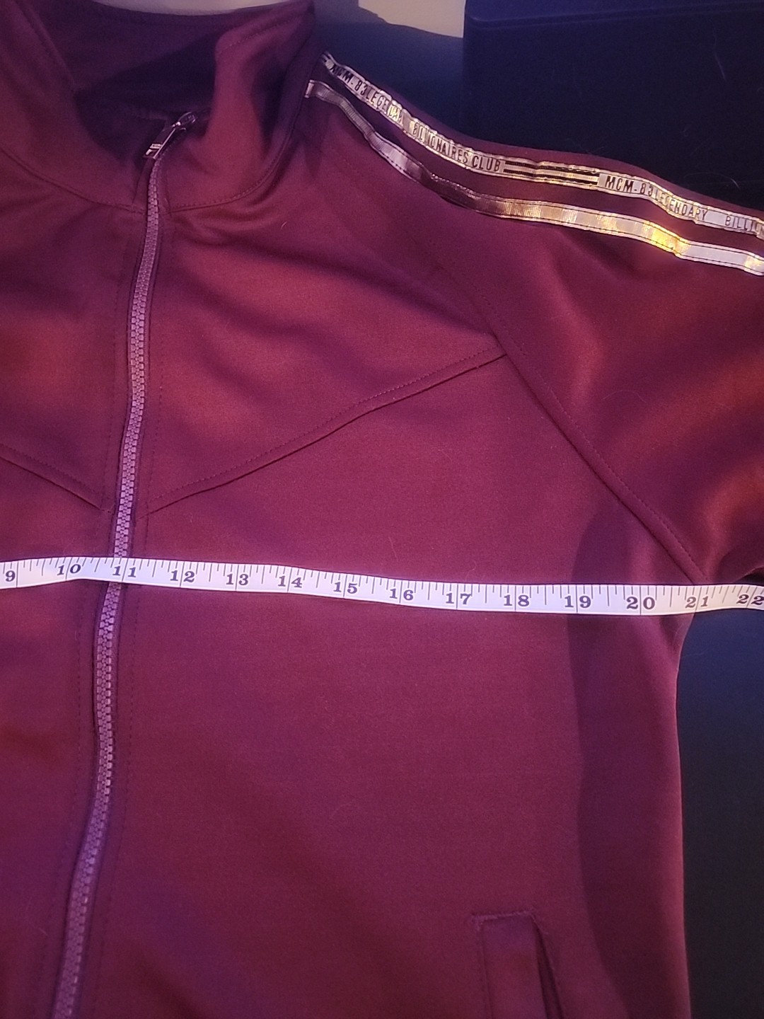 Switch Remarkable Zip Front Jacket Medium Burgund… - image 8