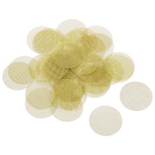 80Pack Pipe Screen Brass Screens 1 Inch 25.4mm Diameter for Pipe Filter