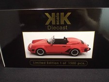 1 18 KK Scale Porsche 911 Speedster 1989 Red (Norev Porsche KKDC180451 1500 unit