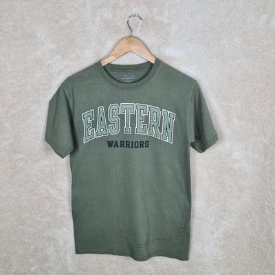 Champion Eastern Warriors T-Shirt Herren Small Grün Print Logo Z666