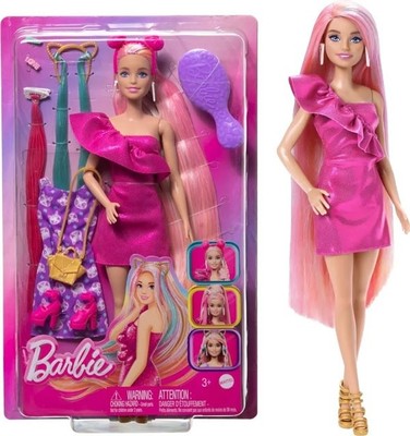 Barbie Fun & Fancy Hair Kollektion - Puppe mit Katzen-Outfit