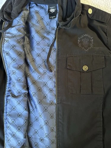 Jinx-World Of Warcraft Alliance Men’s Transition Jacket, Black Medium image 4