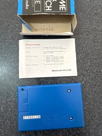 Vintage Nintendo Game & Watch Fire RC-04 Silver Series Japan 1980 Game Console