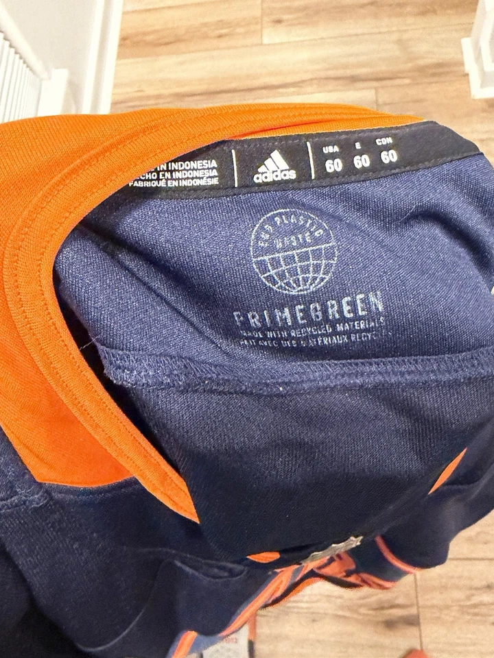Camiseta deportiva de hockey alternativa Adidas talla 60 Edmonton Oilers Klim Kostin 2022-23 Foto 3 de 3