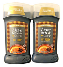 Dove Men  Care Hot Toddy 72 Hour Deodorant Reserve Collection 3 oz Lot of 2