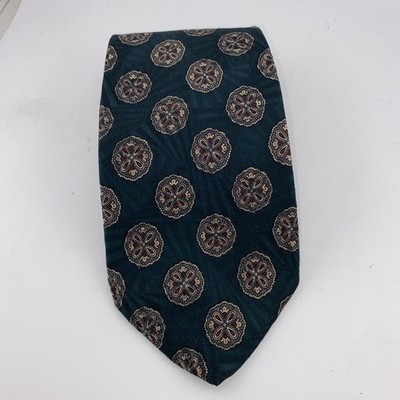 Robert Talbott Best Of Class 100% Silk Classic Tie Dark Green/Multicolored