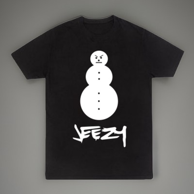 Young Jeezy Snowman Men's Classic  T-shirt Unisex Black CTE Tee