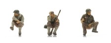 HO Minitanks Artitec Patton's 3rd Army Jeep Crew A2895.5870120