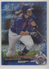 2017 Bowman Chrome Prospects Blue Shimmer Refractor Wuilmer Becerra #BCP92 p7m