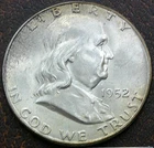 US 1952-D Franklin Half Dollar  **