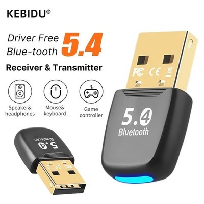 Bluetooth Adapter USB Bluetooth 5.4 for PC Dongle Adaptador