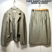 Yves Saint Laurent Blazer tailored jacket and skirt set size 38