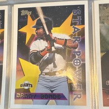 Topps Star Power Barry Bonds San Francisco Giants Baseball Trading Card #70 1996
