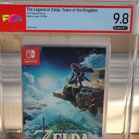 Zelda Tears of the Kingdom Nintendo Switch PSA 9.8 A++ 1st Print CGC VGA WATA