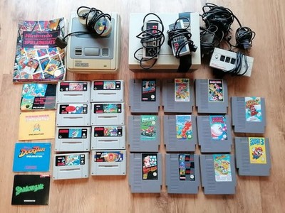 Super Nintendo Entertainment System mit spielen SNES / NES