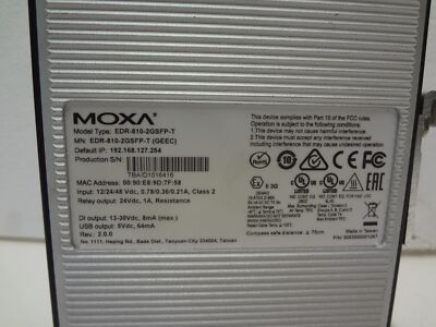 1PC New MOXA EDR-810-2GSFP-T Ethernet Module DHL Expedited Shipping