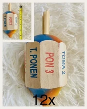 1 2x Wood Pirinola Toma Todo Mexican Traditional 12 Pirinolas De Madera