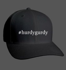 #hurdygurdy - Adult Hashtag Baseball Cap Hat NEW RARE