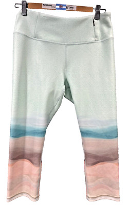 Calia Women s Capri Leggings Size M Mint Green Activewear Workout Pants