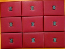 Royal Mint Deluxe Proof Sets in Red Case 1985 - 2007. Choose Your Year