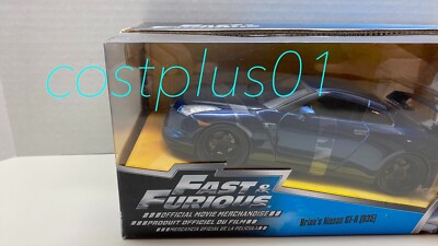 JADA FAST & FURIOUS BRIAN'S NISSAN GT-R R35 1:24 NAVY FURIOUS7 | eBay