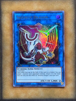 Yugioh Security Dragon DUPO-EN037 Ultra Rare 1st Ed LP