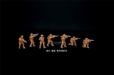 1/72 Modern Germany ''Bundeswehr Heavy Weapons Team'' 7 man model (3D printed)