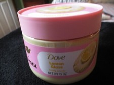Dove x Crumbl Lemon Glaze Body Scrub 15 oz NEW