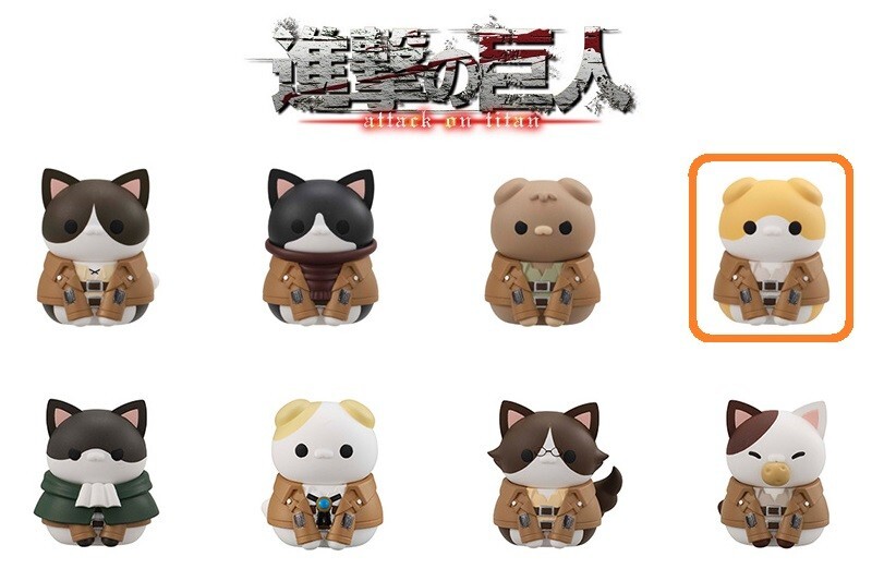 MEGA CAT PROJECT Attack on Titan Nyanko Survey Corps Gather Mini