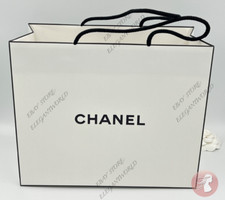CHANEL Large White Gift Bag 11.5  x 9.75  x 5...