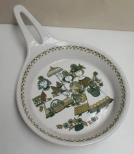 Vintage Retro Figgjo Turi-Design Green Market Skillet c1966-80 Made in Norway