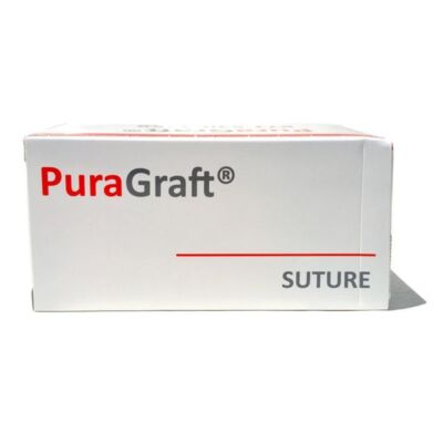 PuraGraft Suture 3-0 Chromic Gut C-6 Needle, 18'' Length - 12/Pk