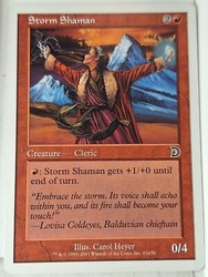 Storm Shaman 21a/58 Deckmasters Garfield vs Finkel