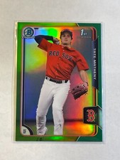 2015 Bowman Draft Chrome Green Refractor #ed /99 - #89 Tate Matheny (RC)