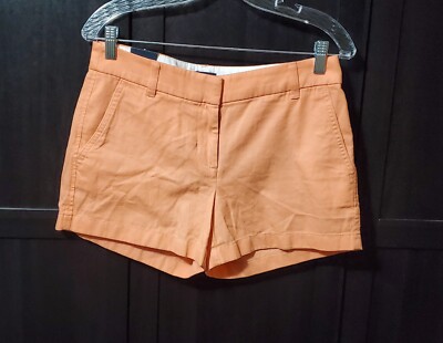 J Crew Shorts Womens Size 4 Chino Flat Front 3.5'' NEW