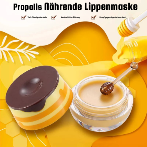 Honig-Lippenbalsam Lippenbienenbalsam-Bienenwachs Natürliche Lippen-Maske Bio - Afbeelding 1 van 6