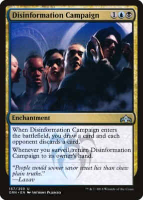 Disinformation Campaign [Guilds of Ravnica] Magic MTG