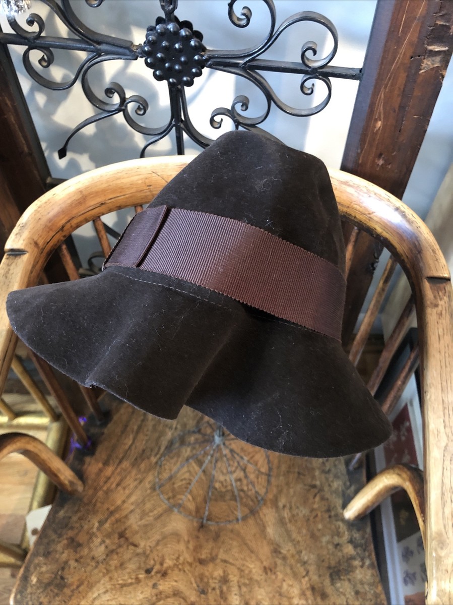 HELEN KAMINSKI Made in Australia Felted Wool O/S Hat BROWN 