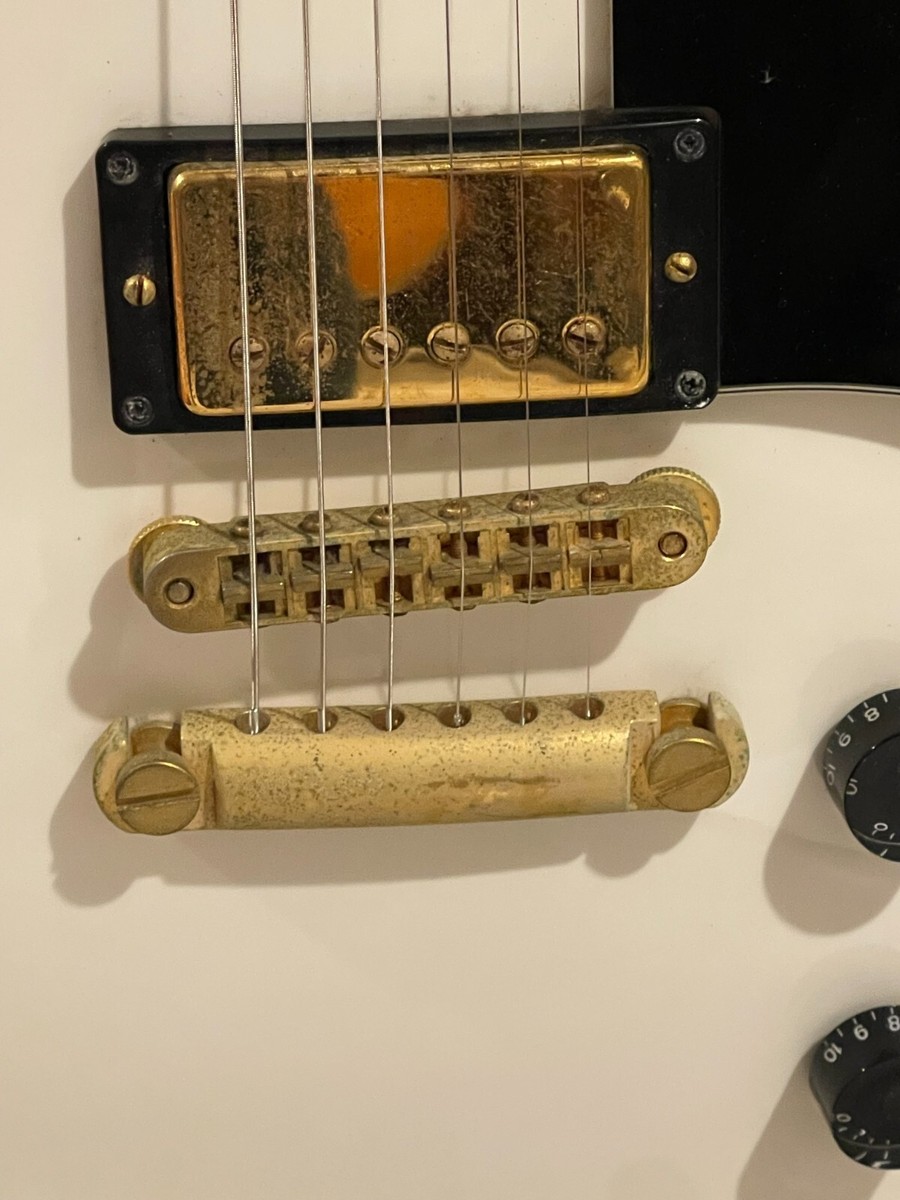 1993 Orville by Gibson Les Paul Custom Re-issue Alpine White Ebony