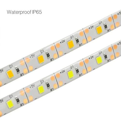 1- 3m wireless PIR Motion Sensor LED Bed Closet Night light 5V 2835 AAA Battery - Picture 5 of 9