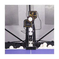 Suz Table Tennis Robot with Net Ping Pong Ball Machine S201 Automatic Table T...
