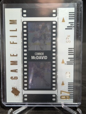 2024-25 SPx Hockey Connor McDavid #GF-6 Game Film Edmonton Oilers