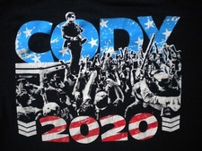 Pro Wrestling Tees Cody 2020 Large T Shirt Rhode Red White Blue L FREE SHIPPING