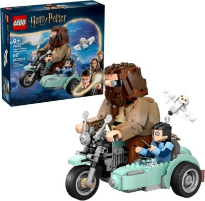 LEGO Harry Potter Hagrid & Harry's Motorcycle Ride Building Toy 76443