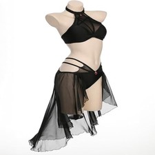 Black Two-piece Swimwear