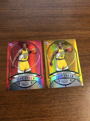 Jeff Green [Gold Refractor] #JG1 2007 Bowman Sterling card