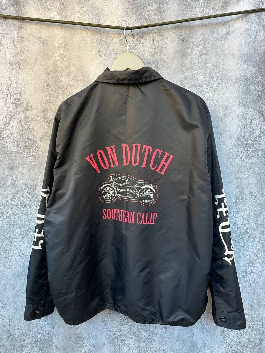 Von Dutch Originals 1997 90s Windbreaker Bomber Jacket Rare VTG
