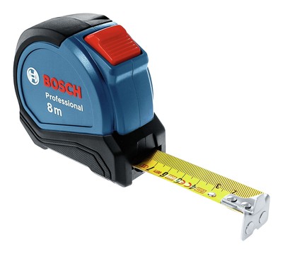 Bosch Professional Maßband Autolock, 8 m - 1600A01V3S