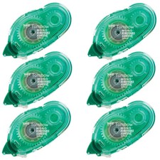 Tombow 62108 MONO Adhesive Removable, Uses Tombow's 62109 Refill 6-Pack